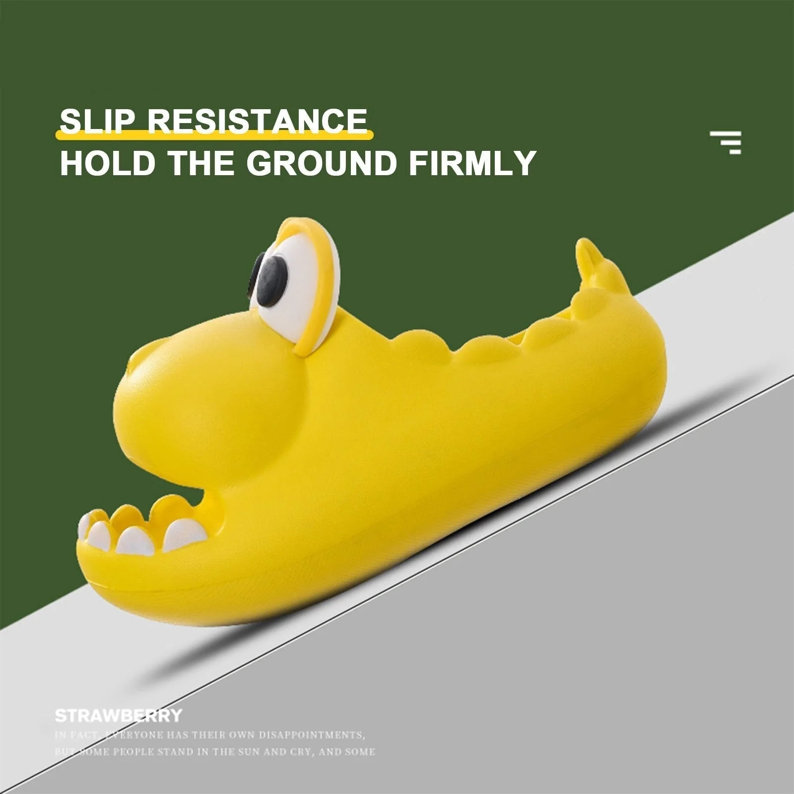 Dinosaur Beach Kids Slippers - Image 2