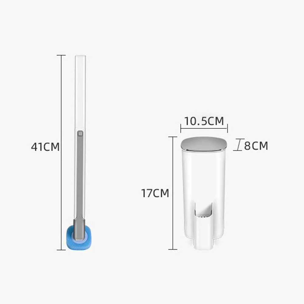 Disposable Long Handle Cleaning Pro Toilet Brush - Image 4