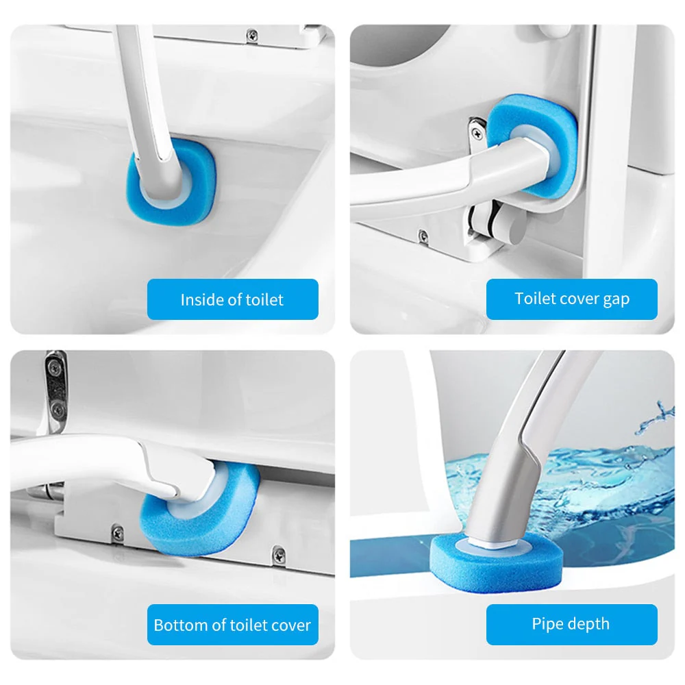 Disposable Long Handle Cleaning Pro Toilet Brush - Image 5
