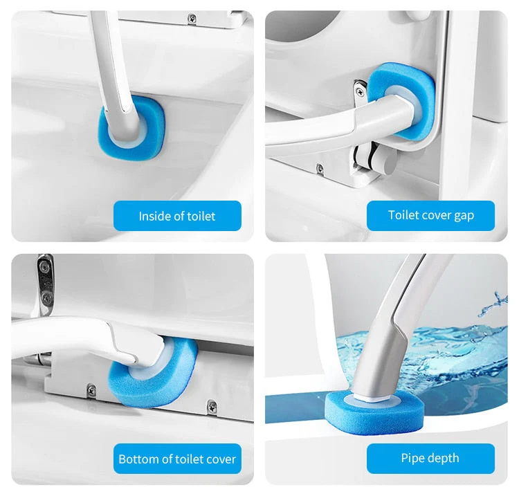 Disposable Long Handle Cleaning Pro Toilet Brush - Image 7