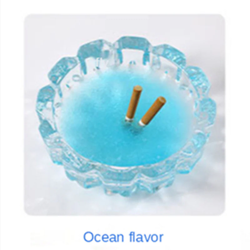 Disposable Practical Ashtray Odor Removal Clean Air Sand Gel - Image 5