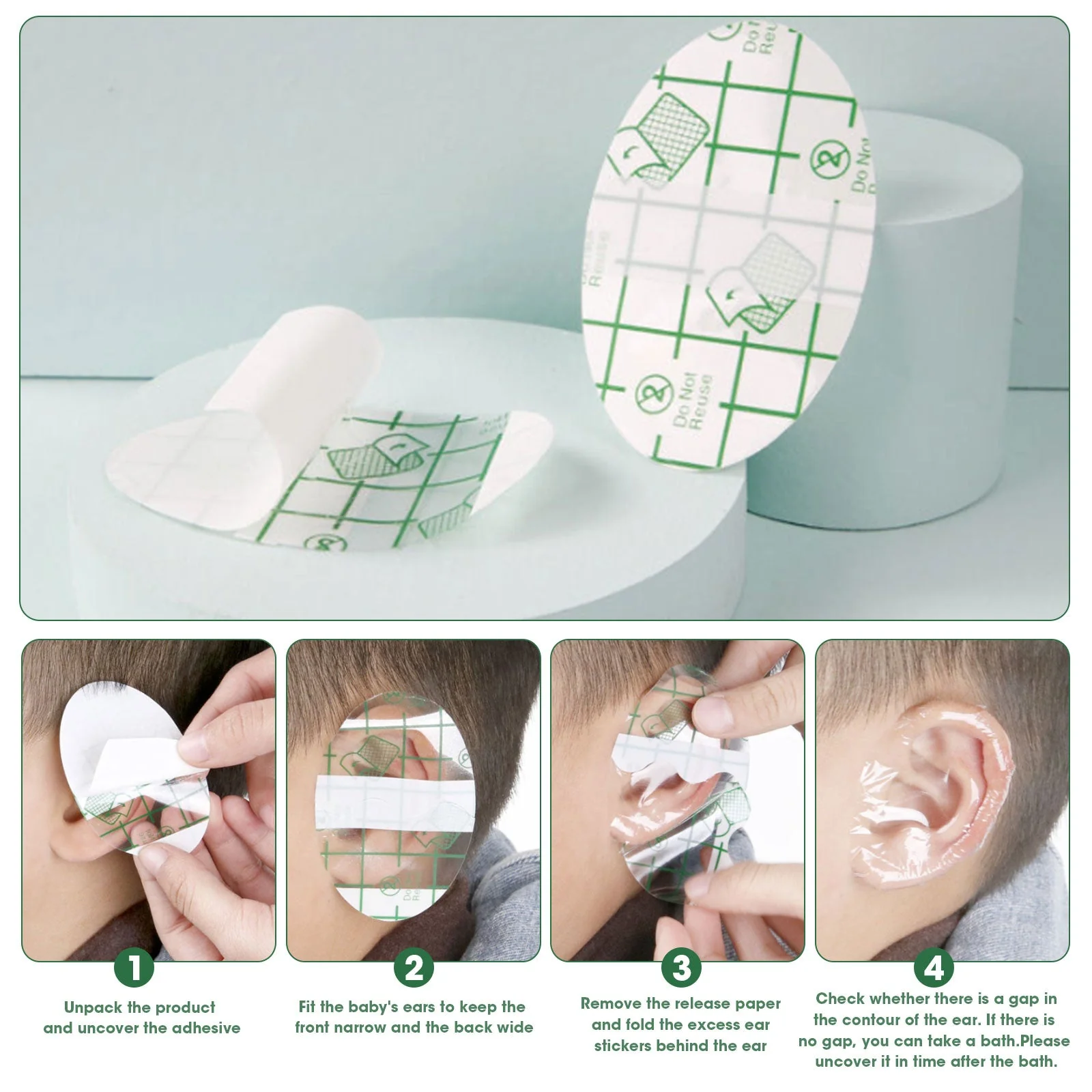 Disposable Waterproof Swimming Ear Protector Set - Image 4