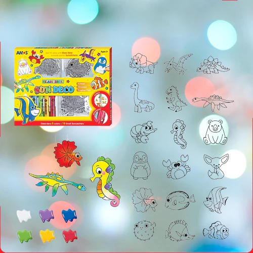 DIY Christmas Glass Educational Paint Set - Image 9