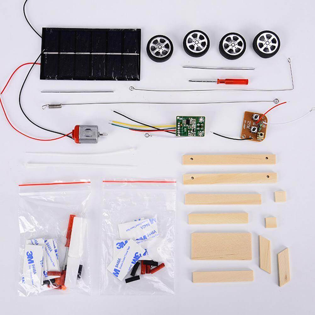 DIY Creative Children Solar Car Kit - Image 3