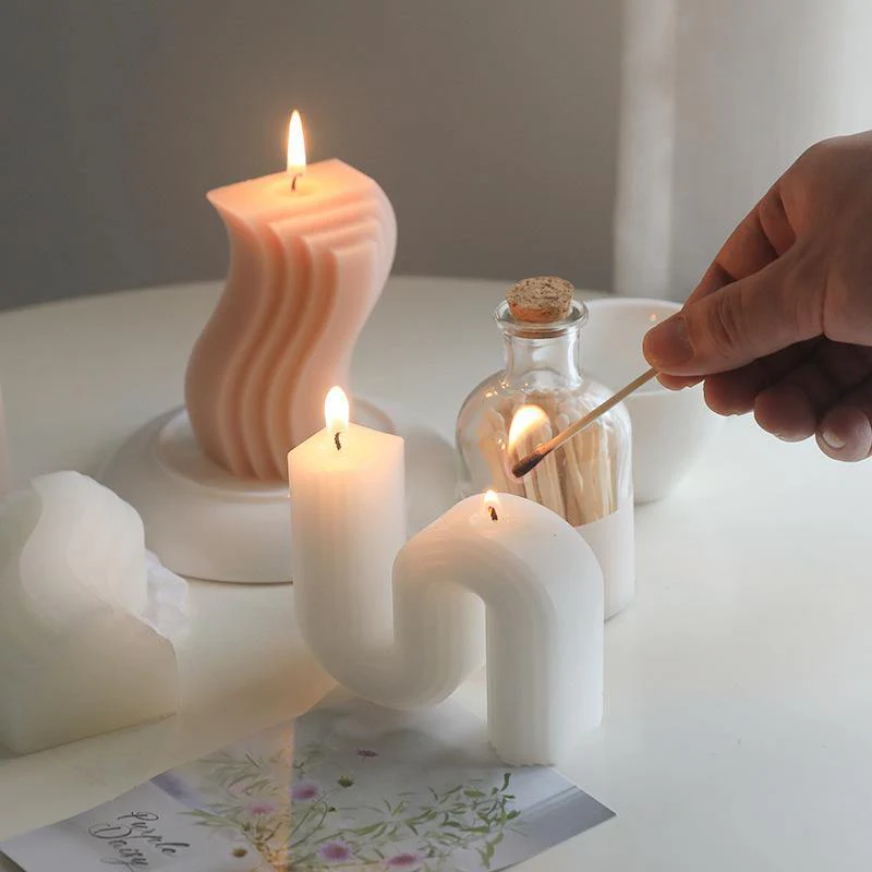 DIY Geometric Aromatic Candle Mold - Image 21