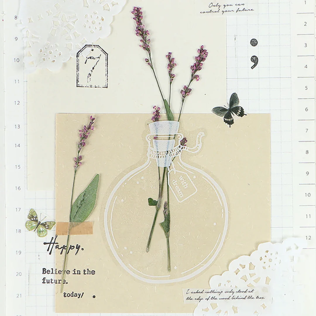 DIY Transparent Natural Floral Bookmarks - Image 7