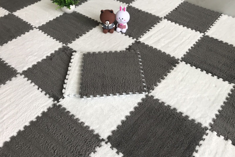 DIY Winter Plush Puzzle Mat - Image 11