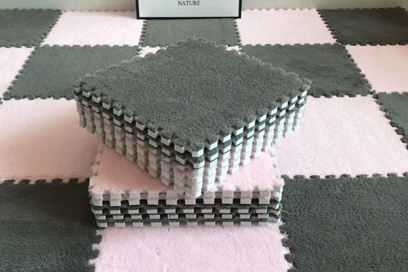 DIY Winter Plush Puzzle Mat - Image 12