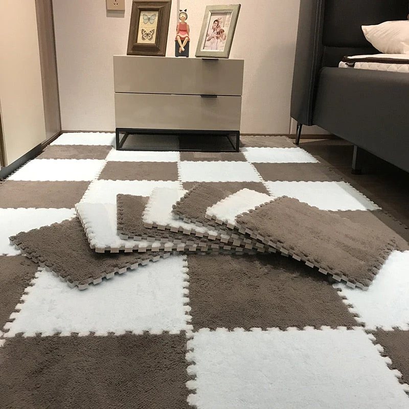 DIY Winter Plush Puzzle Mat - Image 16