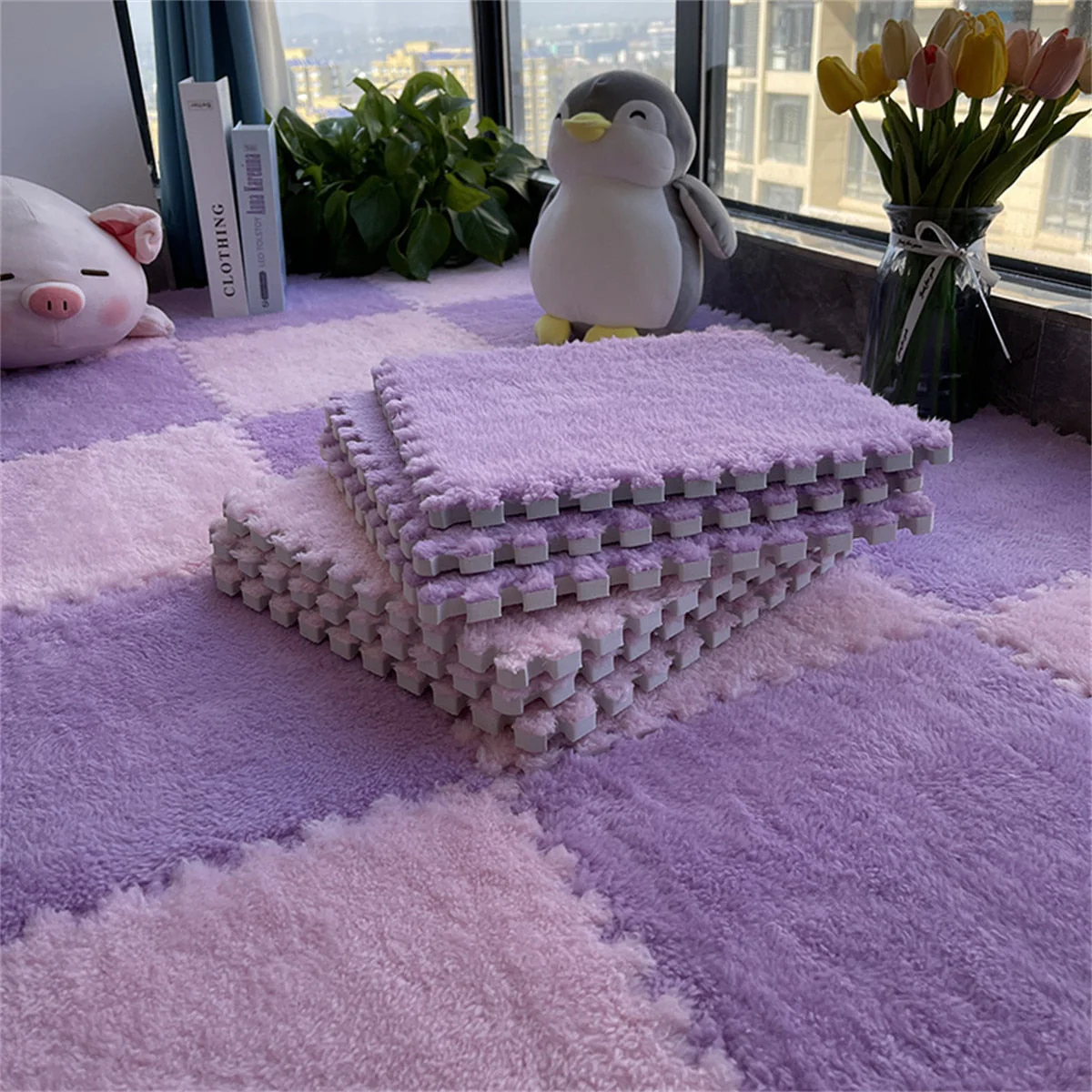 DIY Winter Plush Puzzle Mat - Image 18
