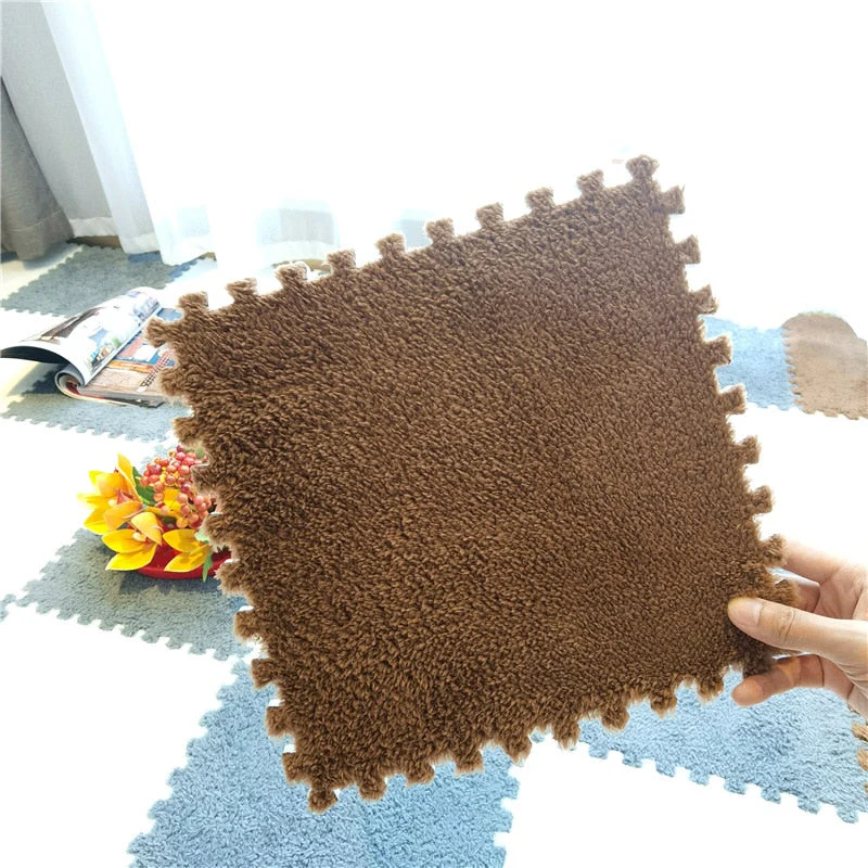 DIY Winter Plush Puzzle Mat - Image 19