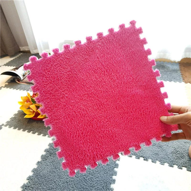 DIY Winter Plush Puzzle Mat - Image 21