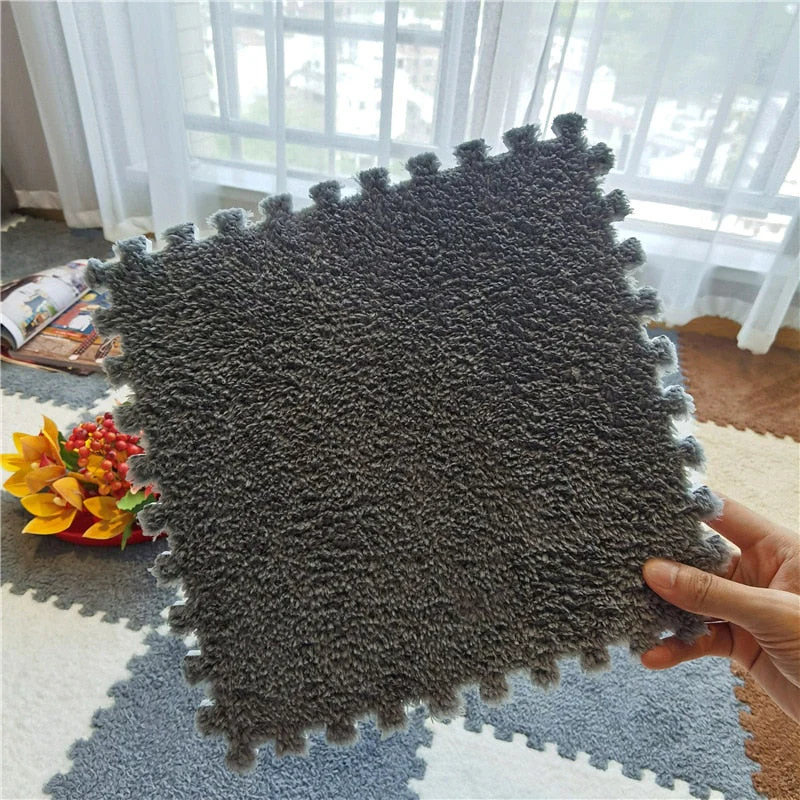 DIY Winter Plush Puzzle Mat - Image 6