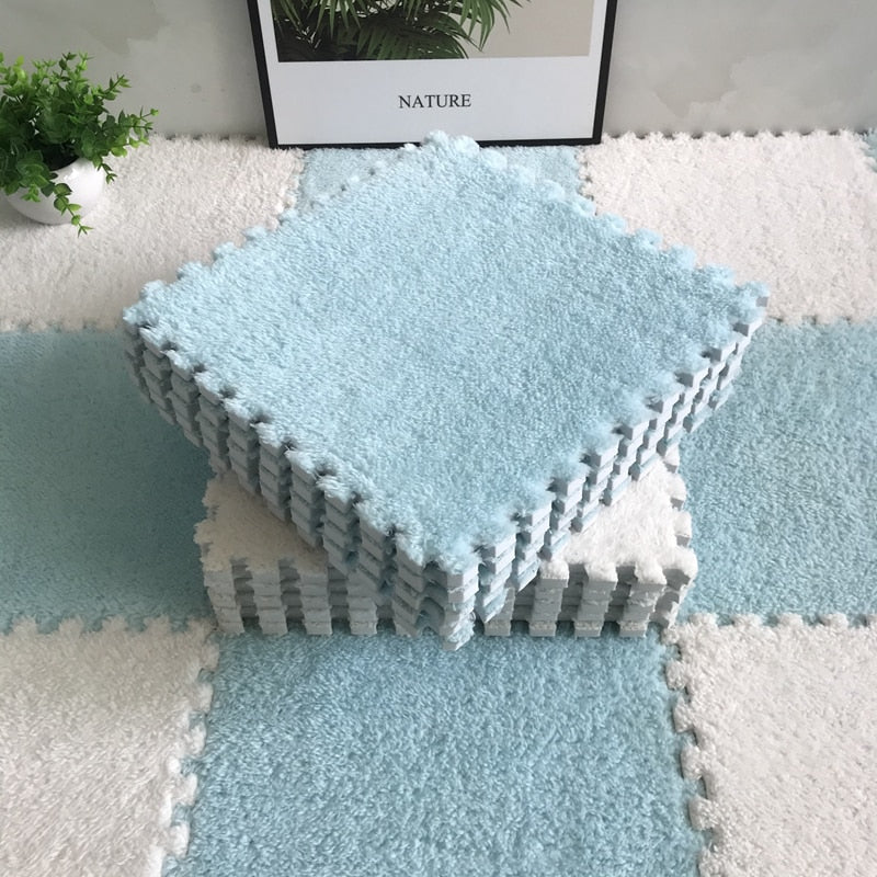 DIY Winter Plush Puzzle Mat - Image 7
