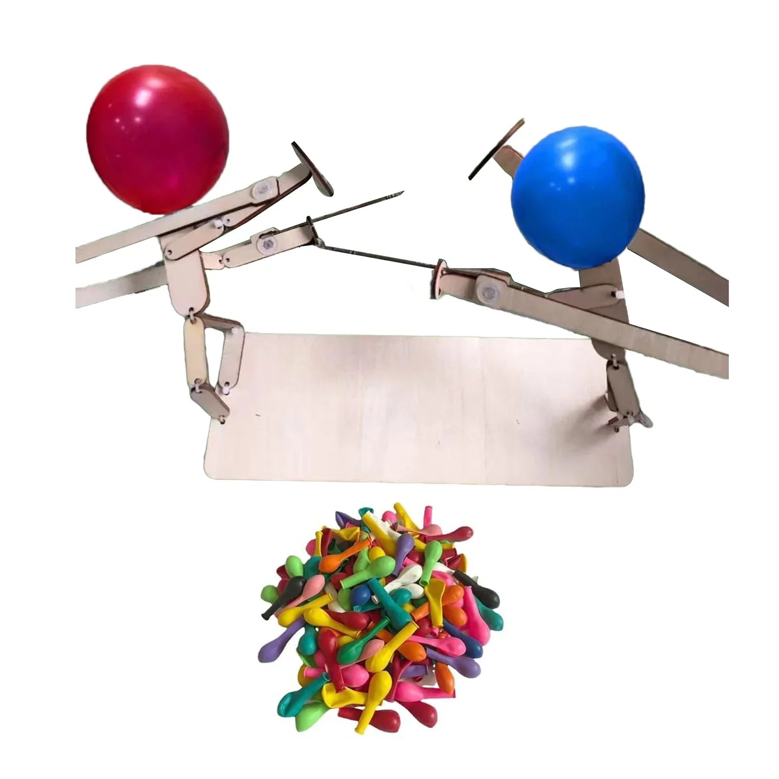 DIY Wooden Bots Battle Game Toy - Image 4