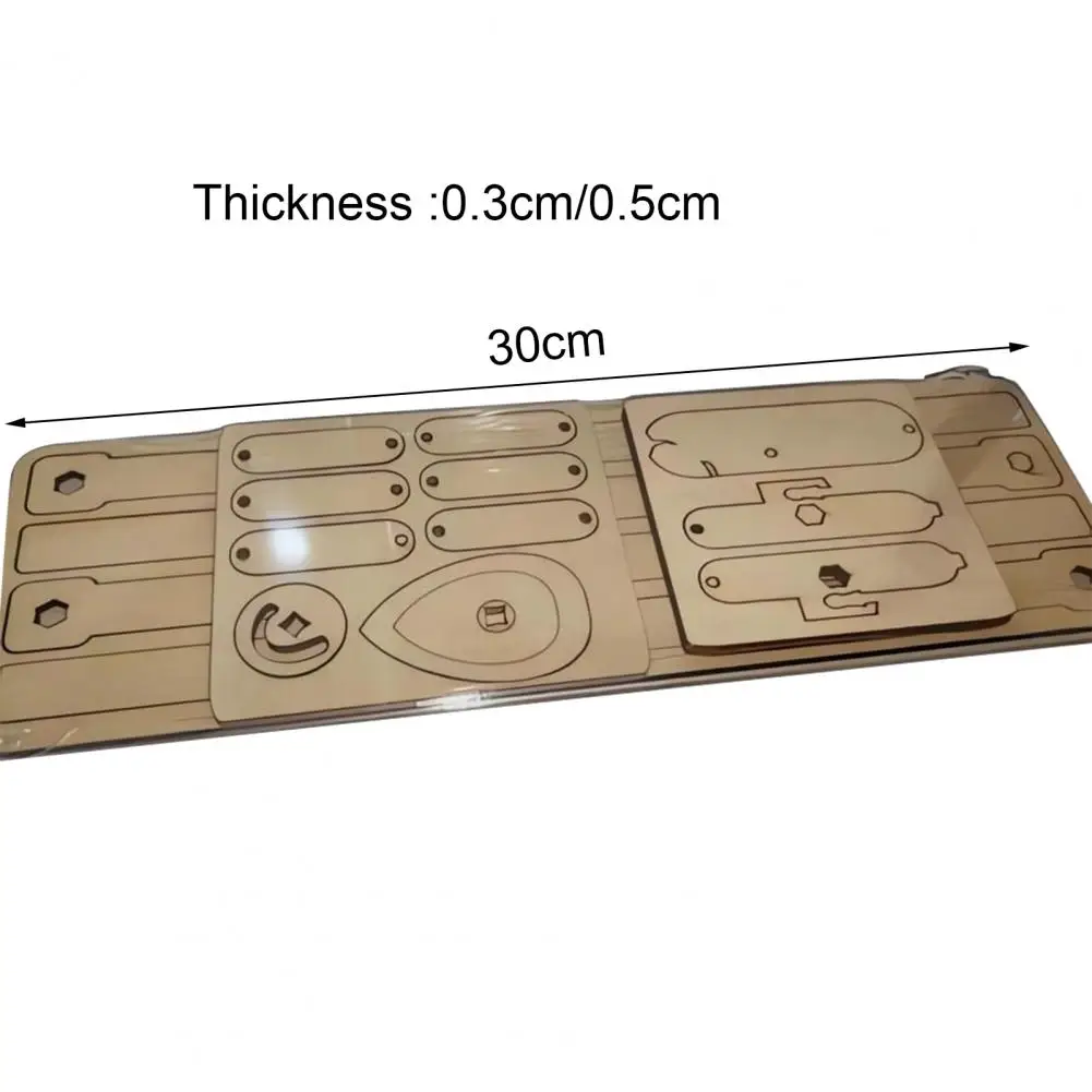 DIY Wooden Bots Battle Game Toy - Image 8