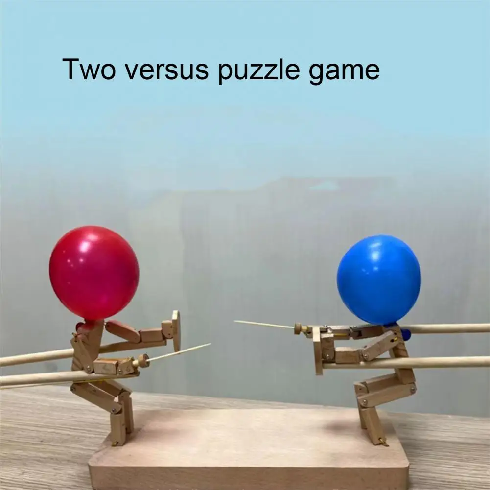 DIY Wooden Bots Battle Game Toy - Image 9