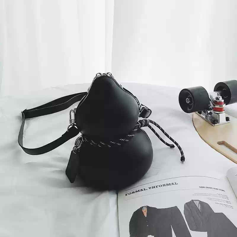 Double-Bubble Sculptural Artistic Crossbody Bag - Image 2