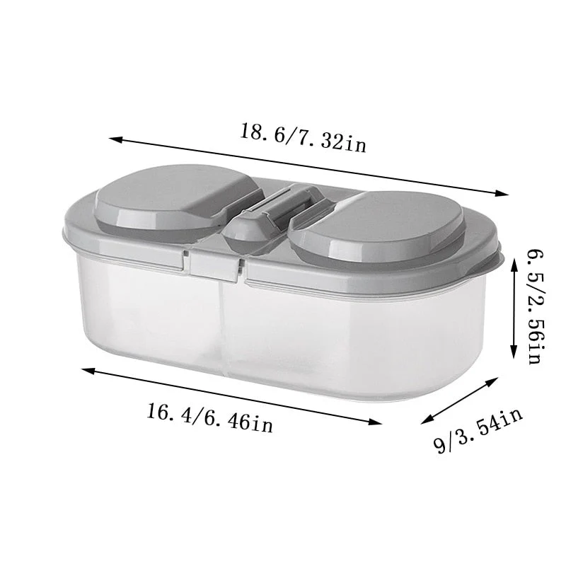 Double Compartment Sealed Storage Fresh Box - Image 6