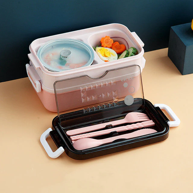 Double Layer Leak-Proof Soup Bowl Lunch Box - Image 15