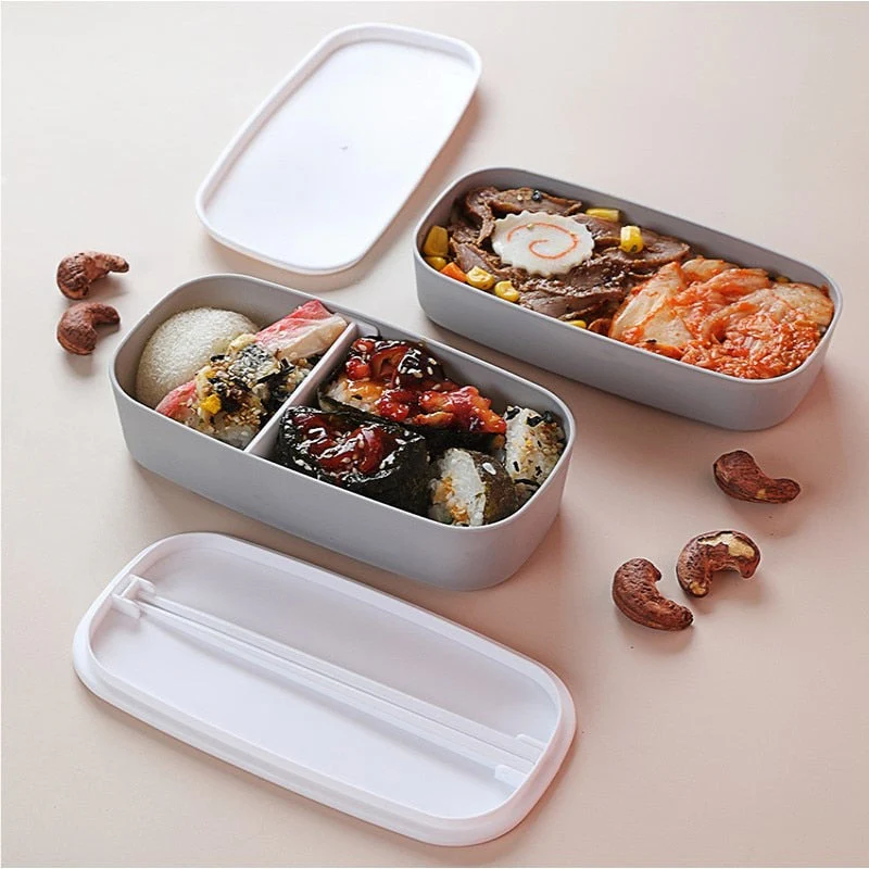 Double-Layer Metal Fresh Keeper Lunch Box - Image 3