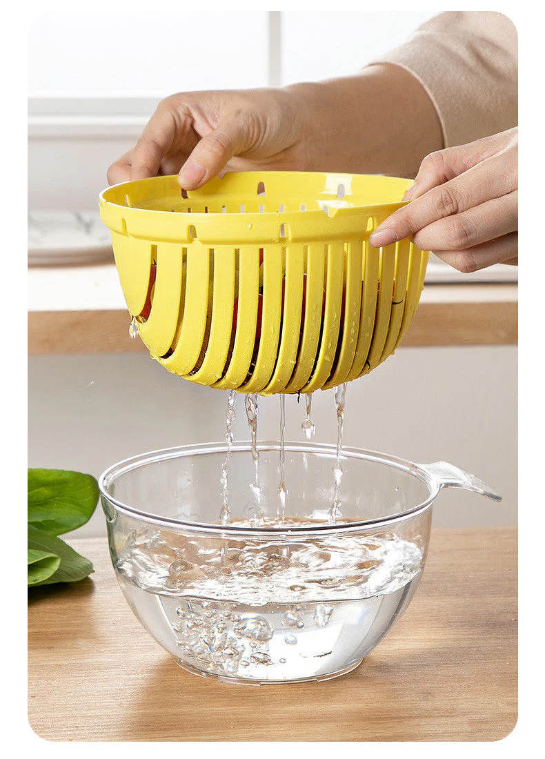 Double Layer Quick Drainer Basket - Image 7