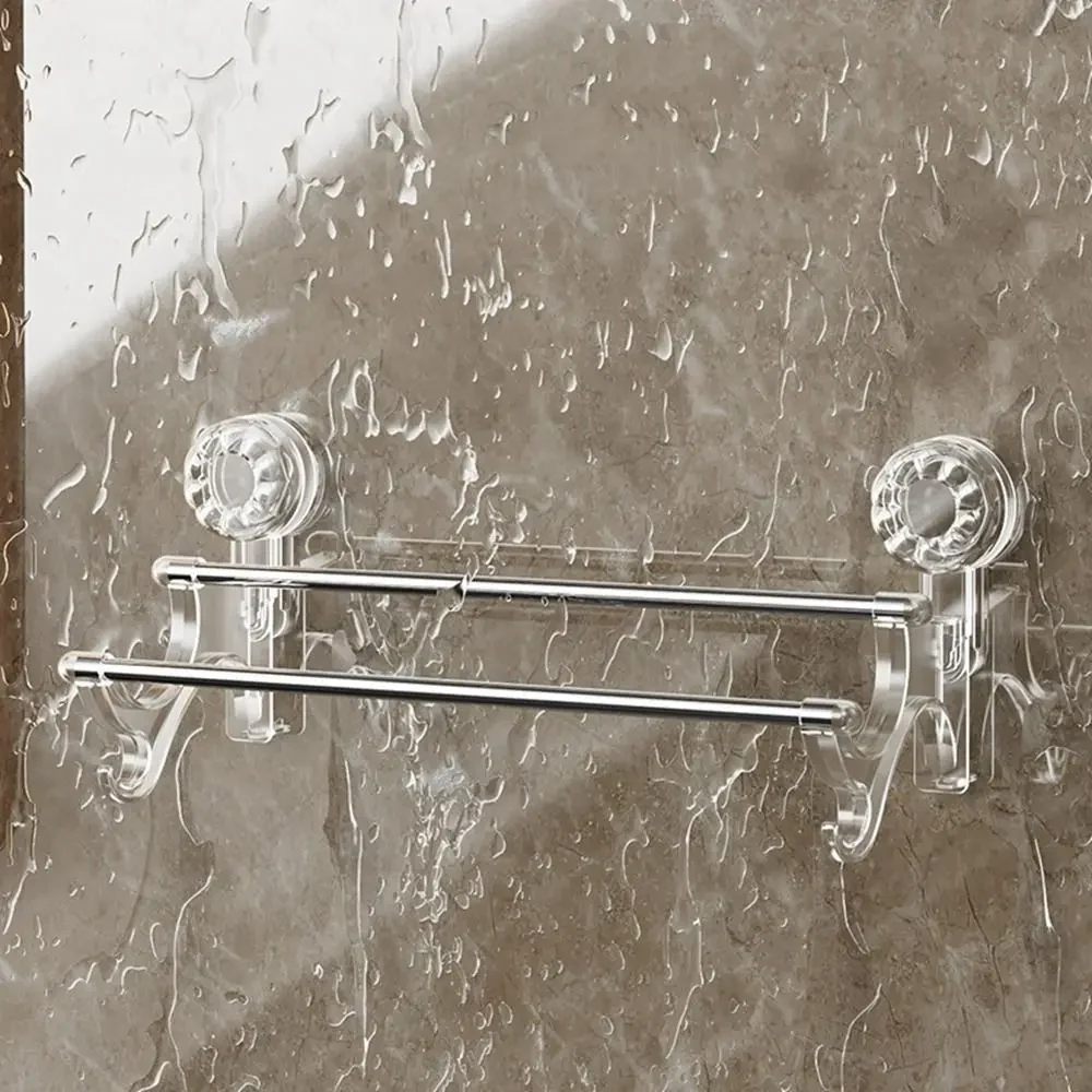Double Rod Strong Suction Power Towel Rack - Image 6