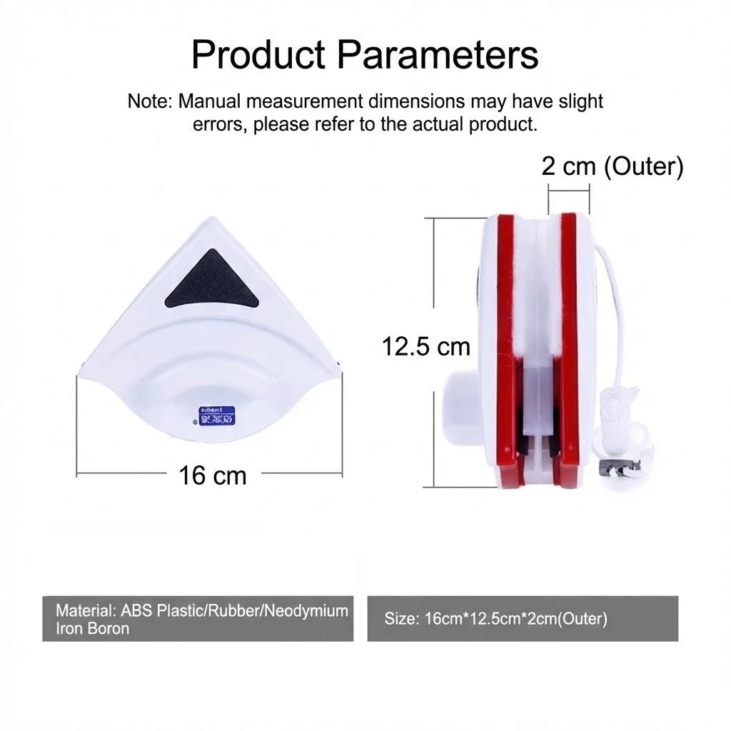 Double Side Magnetic Window Cleaner Brush Tool - Image 4