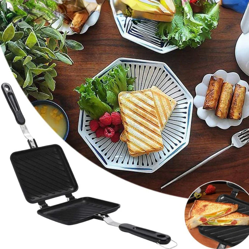 Double Sided Non-Stick Sandwich Maker Pan - Image 6