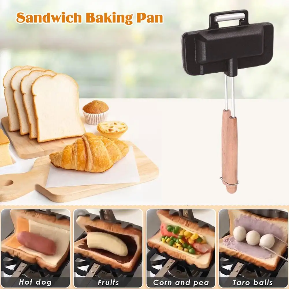 Double-Sided Quick Snack Non-Stick Sandwich Maker - Image 6
