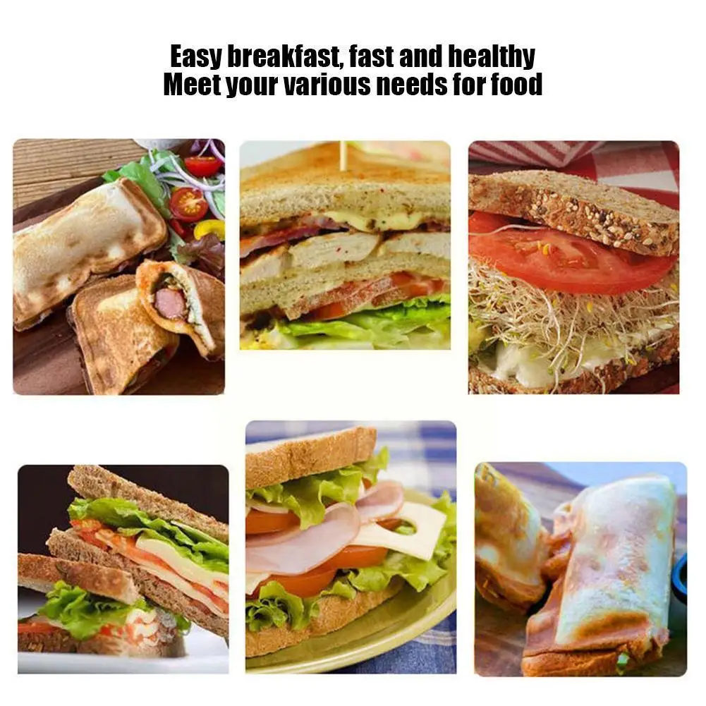 Double-Sided Quick Snack Non-Stick Sandwich Maker - Image 7