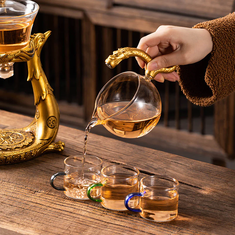 Dragon Phoenix Fully Automatic Magnetic Teapot - Image 5
