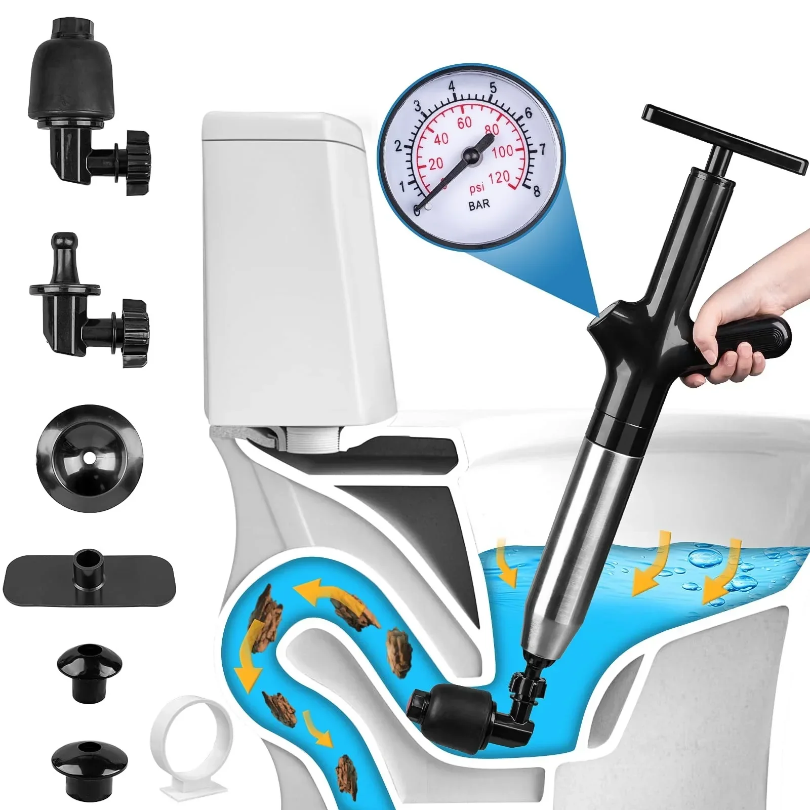 Drain Zap Instant No-Mess Toilet Unclogger - Image 7