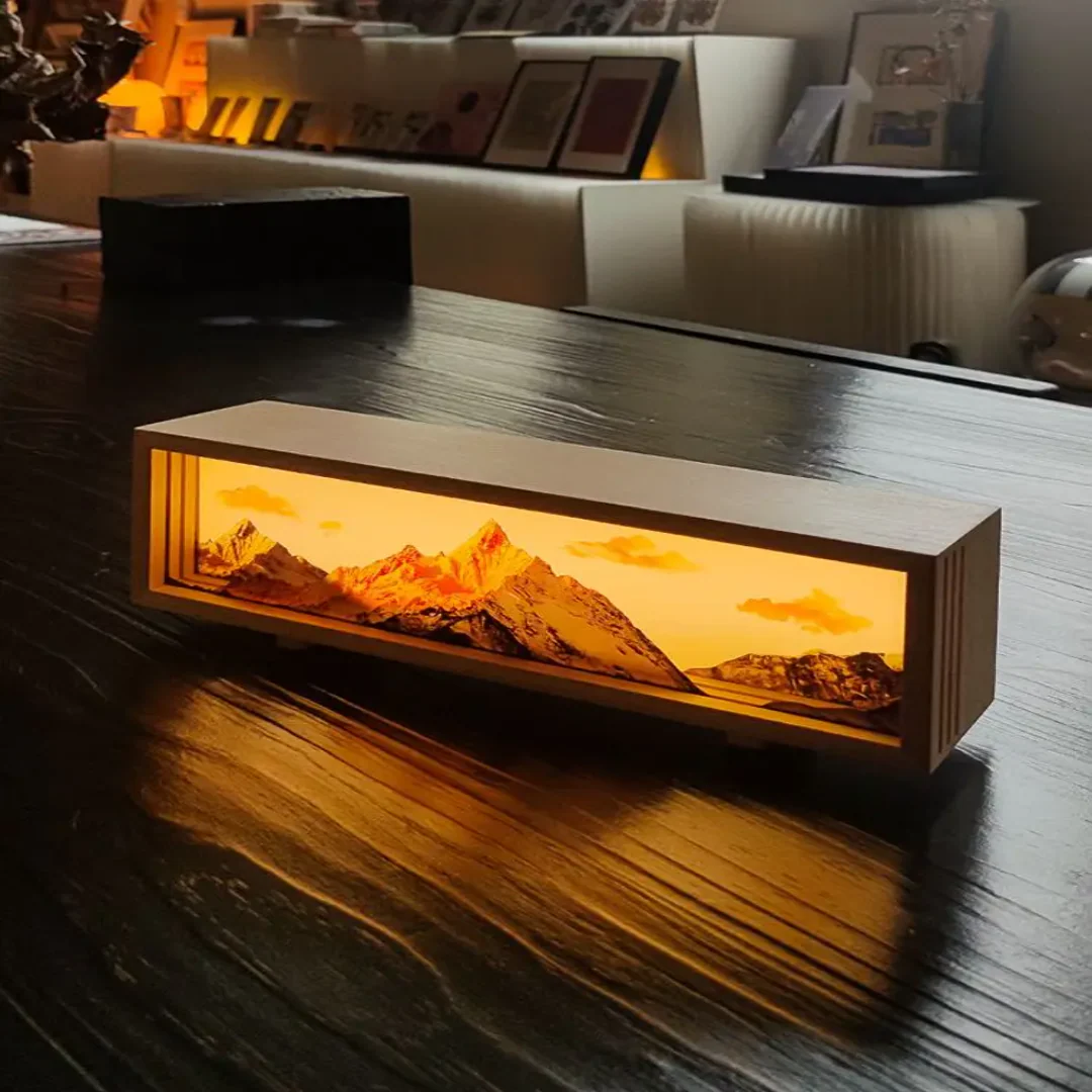 Dream Aura Interactive Desktop Artsy Canvas Lamp - Image 4
