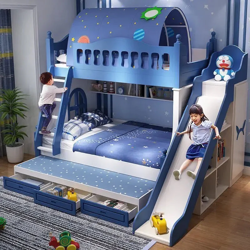 Dream Castle All-in-One Storage Kids Bunk Bed - Image 4