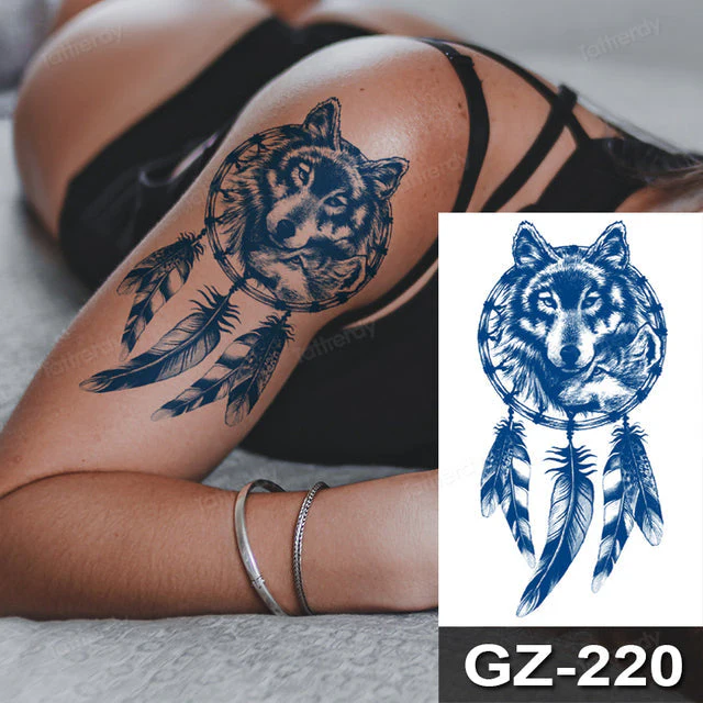 Dreamcatcher Animal Semi-Permanent Temporary Tattoo - Image 6