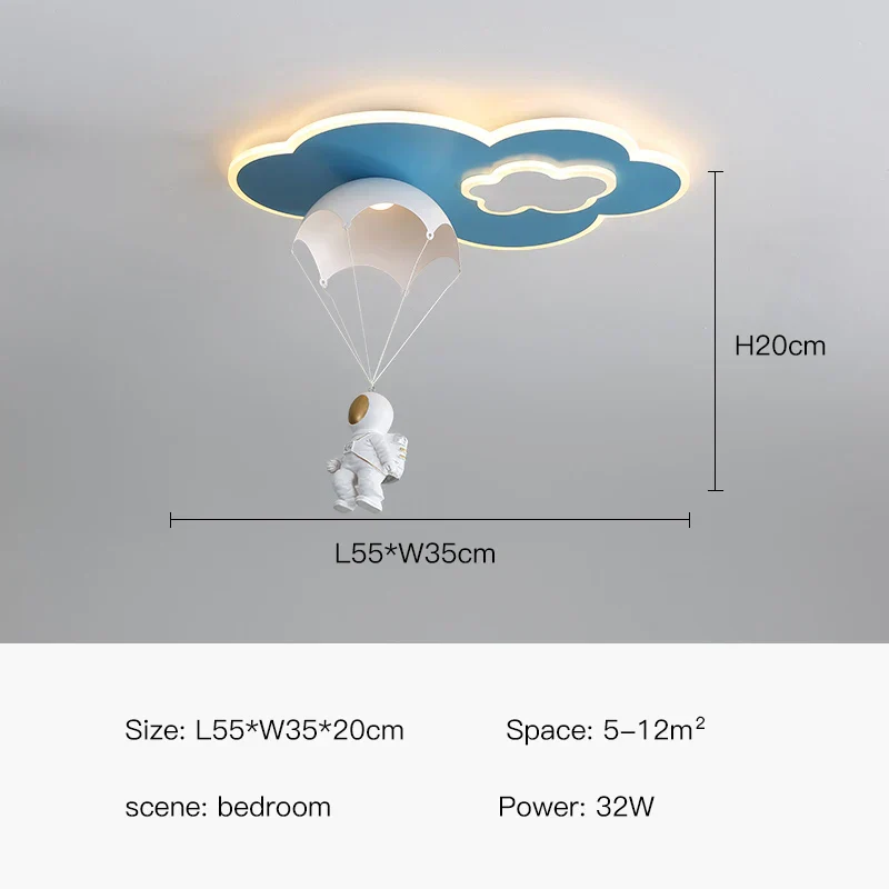 Dreamy Astronaut Lunar Light Led Ceiling Lamps - Image 10