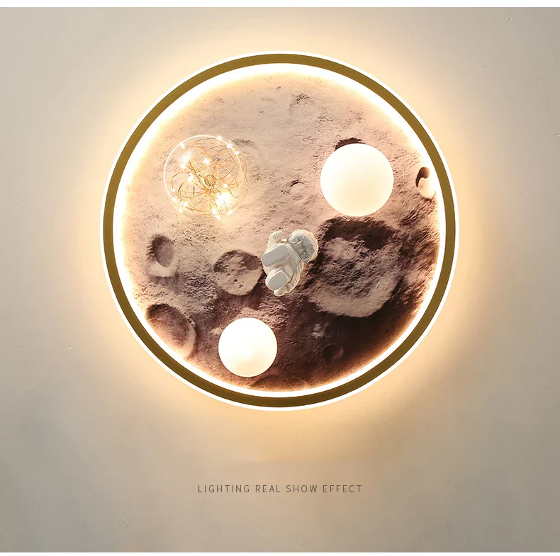 Dreamy Astronaut Lunar Light Led Ceiling Lamps - Image 4