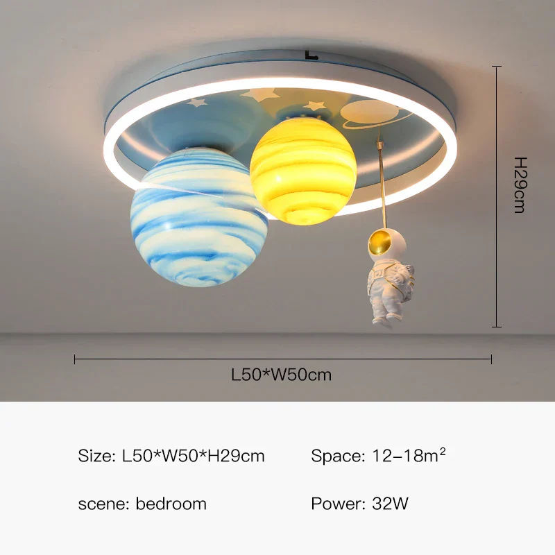 Dreamy Astronaut Lunar Light Led Ceiling Lamps - Image 8