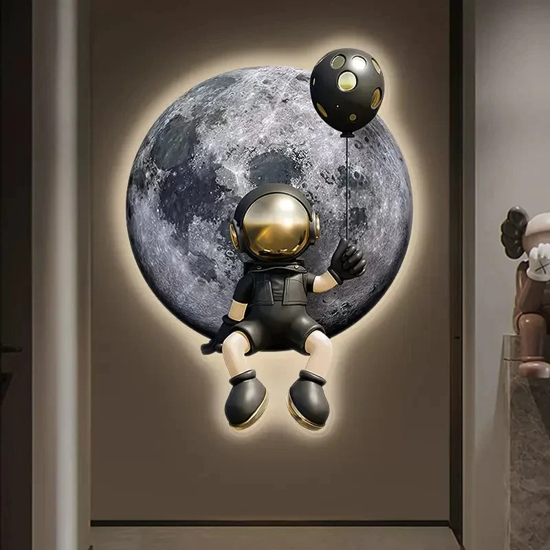 Dreamy Astronaut Wall Art Lamp - Image 2