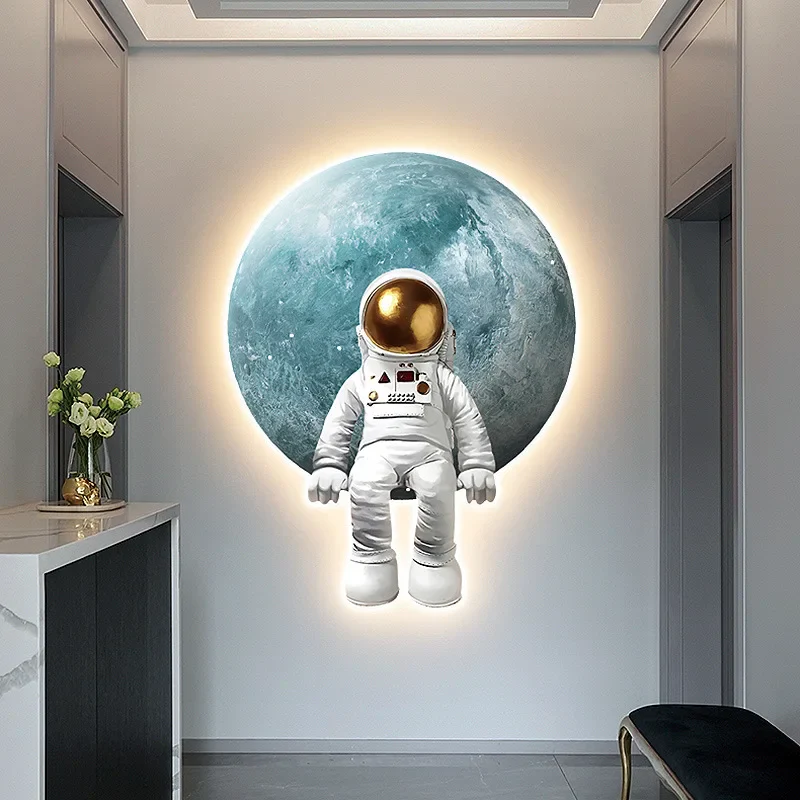 Dreamy Astronaut Wall Art Lamp - Image 4
