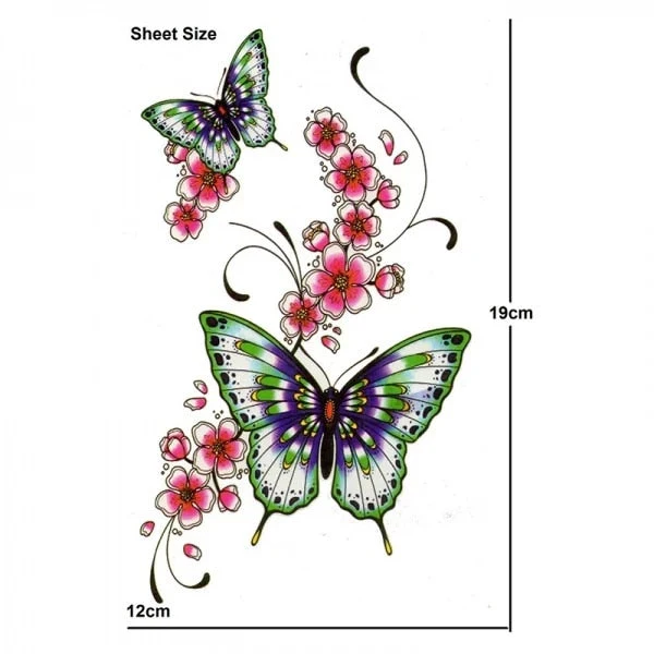 Dreamy Butterfly Temporary Tattoo - Image 11