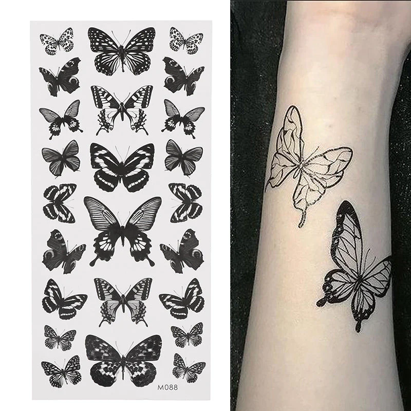 Dreamy Butterfly Temporary Tattoo - Image 3