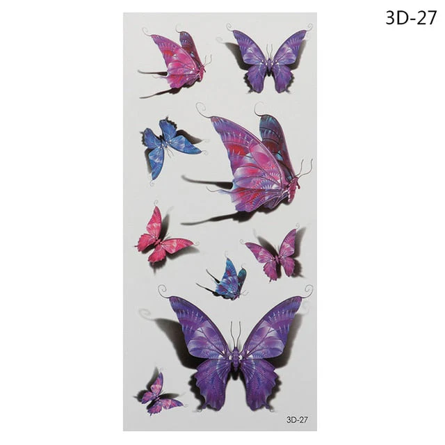 Dreamy Butterfly Temporary Tattoo - Image 5