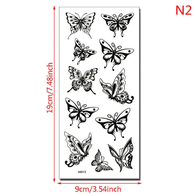 Dreamy Butterfly Temporary Tattoo - Image 7
