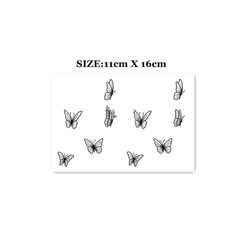 Dreamy Butterfly Temporary Tattoo - Image 9