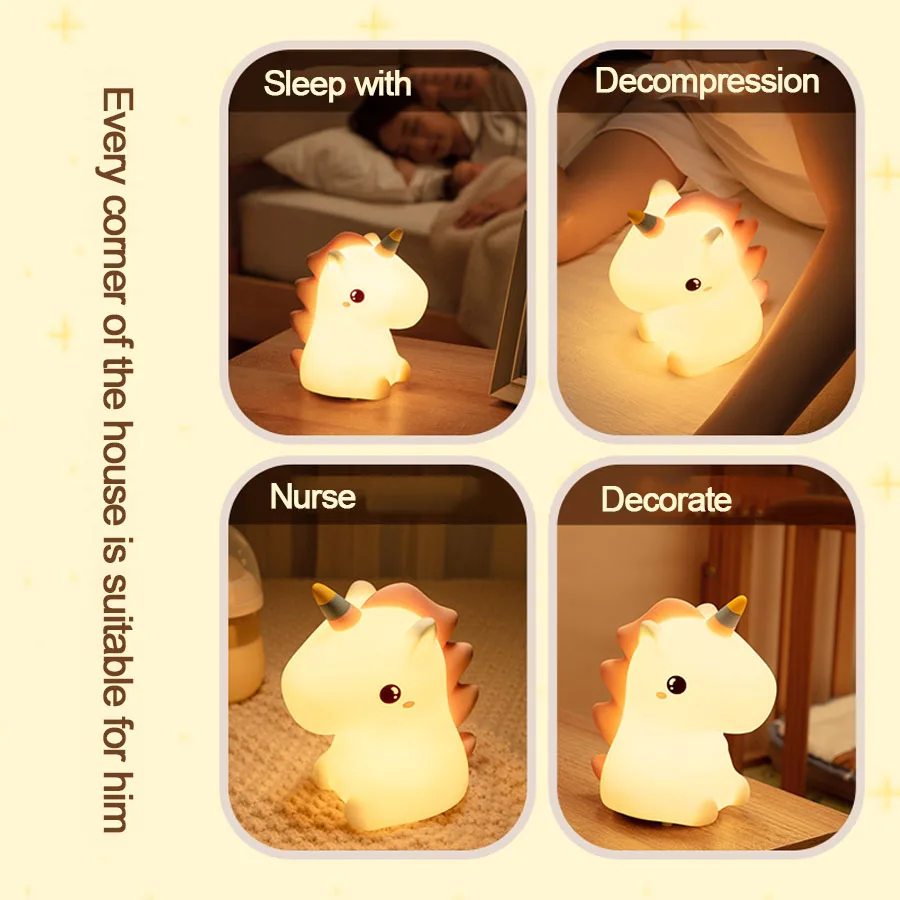 Dreamy Unicorn Soft LED Bedroom Led Lamp - Image 6