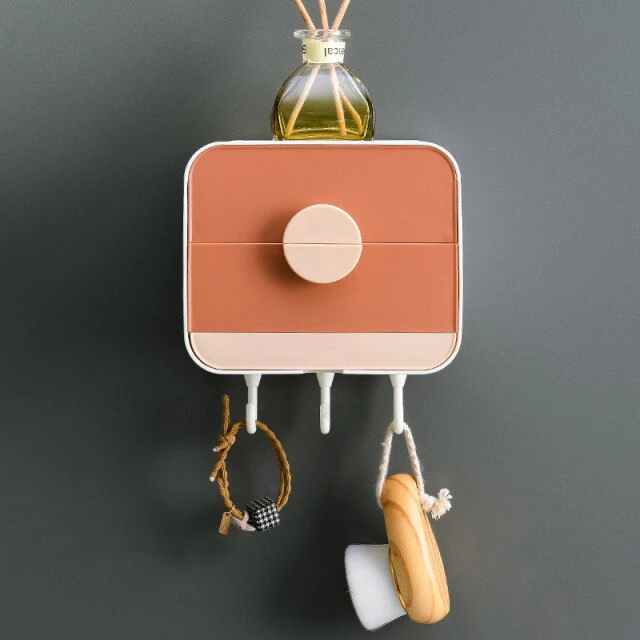 Drill-Free Wall Mounted Soap Box Container - Image 11