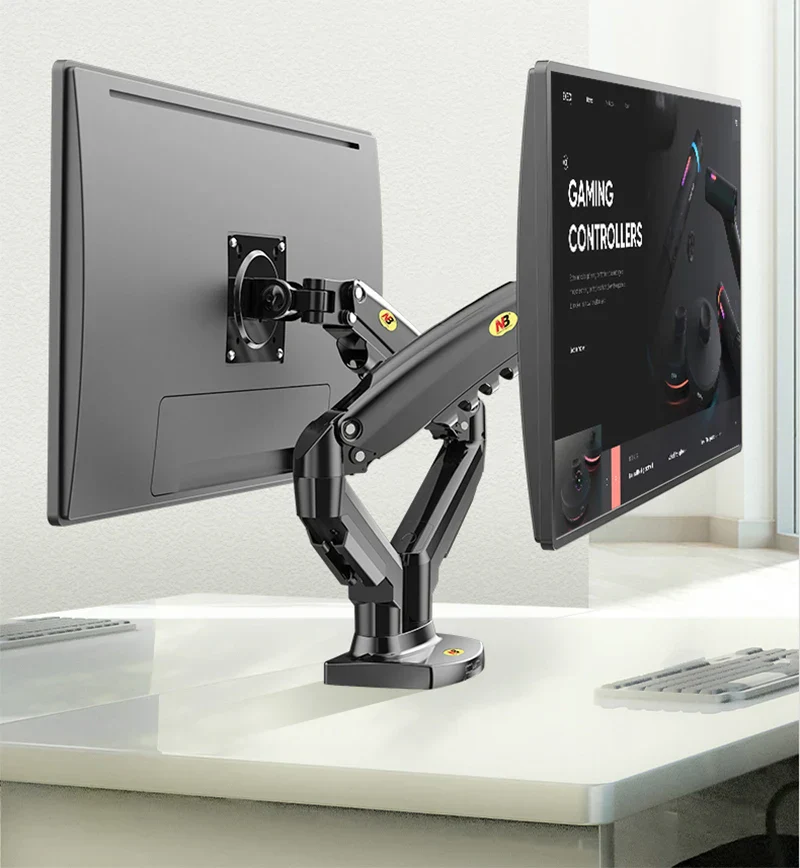 Dual Arm Adjustable Laptop Monitor Riser Mount - Image 4