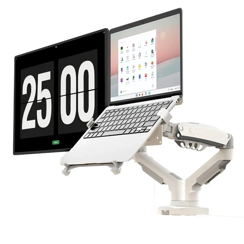 Dual Arm Adjustable Laptop Monitor Riser Mount - Image 7